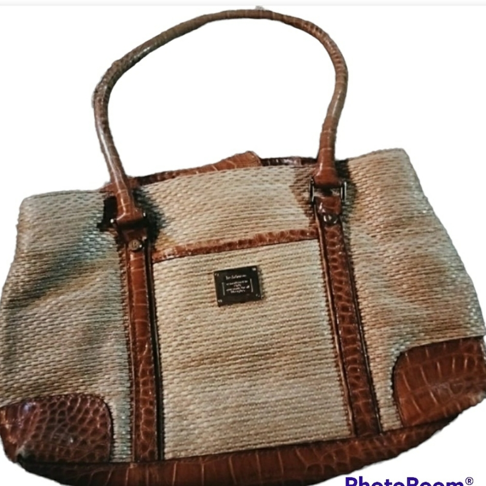 Brown and Tan Hand bag